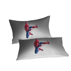 Avengers Spider Man Housse de Couette Imprimée 3D Douce 3 Pièces Literie Garçons Filles