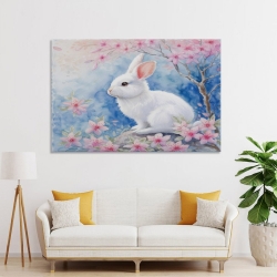 Lapin Petit lapin Peinture sur toile sans cadre, impressions posters art mural pour déco maison chambre bureau