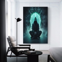 Hacker Peinture sur toile sans cadre, impressions posters art mural pour déco maison chambre bureau