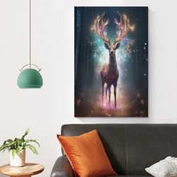 Renne Peinture sur toile sans cadre, impressions posters art mural pour déco maison chambre bureau