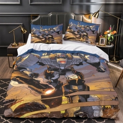 Transformers Megatron Housse de Couette Imprimée 3D Douce 3 Pièces Literie Garçons Filles