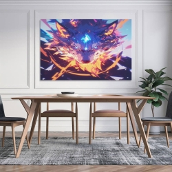 Loup Peinture sur toile sans cadre, impressions posters art mural pour déco maison chambre bureau