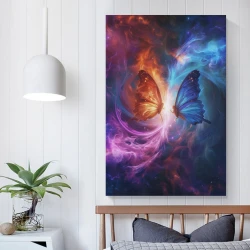 Papillon Peinture sur toile sans cadre, impressions posters art mural pour déco maison chambre bureau