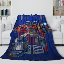 Transformers Optimus Prime 3D Printed Fleece Throw Blanket Soft Cozy Blanket for Couch Sofa Bed Office
