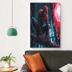Avengers Spider-Man Pintura en lienzo sin marco, impresiones de pósters arte pared para decoración hogar dormitorio oficina