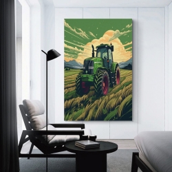 Gros camion Peinture sur toile sans cadre, impressions posters art mural pour déco maison chambre bureau