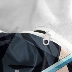 Tueur de démons: Demon Slayer Housse de Couette Imprimée 3D Douce 3 Pièces Literie Garçons Filles