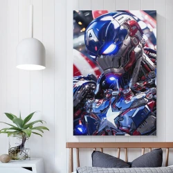 Avengers Iron Man Unrahmtes Leinwandbild, Wandkunst-Poster-Drucke für Zuhause, Schlafzimmer, Büro Dekoration