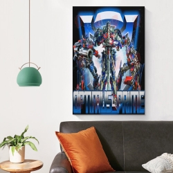 Transformers Optimus Prime Peinture sur toile sans cadre, impressions posters art mural pour déco maison chambre bureau