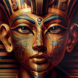 Pharaon égyptien Housse de Couette Imprimée 3D Douce 3 Pièces Literie Garçons Filles