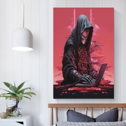 Hacker Peinture sur toile sans cadre, impressions posters art mural pour déco maison chambre bureau