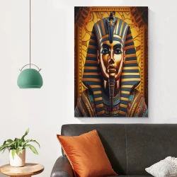 Pharaon égyptien Peinture sur toile sans cadre, impressions posters art mural pour déco maison chambre bureau