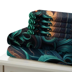 Mythe de l'horreur Cthulhu Housse de Couette Imprimée 3D Douce 3 Pièces Literie Garçons Filles