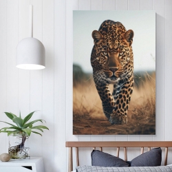 Léopard Peinture sur toile sans cadre, impressions posters art mural pour déco maison chambre bureau