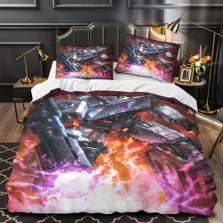 Transformers Megatron Funda Nórdica Impresa en 3D Suave 3 Piezas Ropa de Cama para Niños Niñas