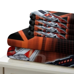 Transformers Autobots Housse de Couette Imprimée 3D Douce 3 Pièces Literie Garçons Filles