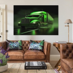 Gros camion Peinture sur toile sans cadre, impressions posters art mural pour déco maison chambre bureau
