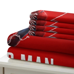 Avengers Spider Man Housse de Couette Imprimée 3D Douce 3 Pièces Literie Garçons Filles