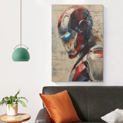 Avengers Iron Man Peinture sur toile sans cadre, impressions posters art mural pour déco maison chambre bureau