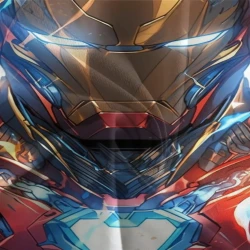 Avengers Iron Man Funda Nórdica Impresa en 3D Suave 3 Piezas Ropa de Cama para Niños Niñas