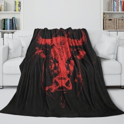 Chat Plaid en Polaire Imprimé 3D Couverture Douce Confortable pour Canapé Lit Bureau