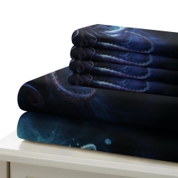 Mythe de l'horreur Cthulhu Housse de Couette Imprimée 3D Douce 3 Pièces Literie Garçons Filles