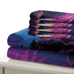 Aigle Housse de Couette Imprimée 3D Douce 3 Pièces Literie Garçons Filles