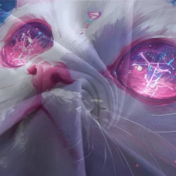 Chat Housse de Couette Imprimée 3D Douce 3 Pièces Literie Garçons Filles