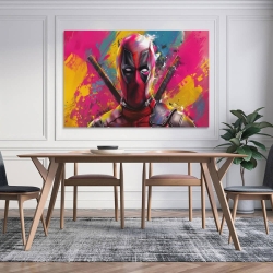Marvel Deadpool Peinture sur toile sans cadre, impressions posters art mural pour déco maison chambre bureau