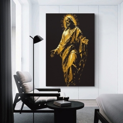 Dieu et Jésus Peinture sur toile sans cadre, impressions posters art mural pour déco maison chambre bureau