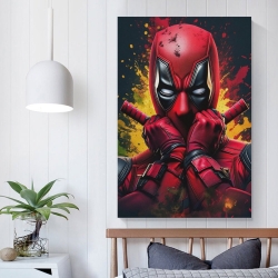 Marvel Deadpool Peinture sur toile sans cadre, impressions posters art mural pour déco maison chambre bureau