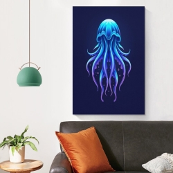 Méduse Peinture sur toile sans cadre, impressions posters art mural pour déco maison chambre bureau