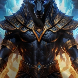 Dieu égyptien Anubis Housse de Couette Imprimée 3D Douce 3 Pièces Literie Garçons Filles