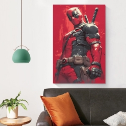 Marvel Deadpool Peinture sur toile sans cadre, impressions posters art mural pour déco maison chambre bureau