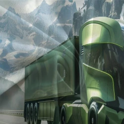 Gros camion Housse de Couette Imprimée 3D Douce 3 Pièces Literie Garçons Filles