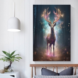 Renne Peinture sur toile sans cadre, impressions posters art mural pour déco maison chambre bureau