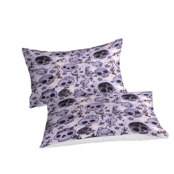 Crâne Housse de Couette Imprimée 3D Douce 3 Pièces Literie Garçons Filles