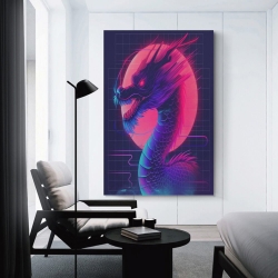maligno Dragón Pintura en lienzo sin marco, impresiones de pósters arte pared para decoración hogar dormitorio oficina