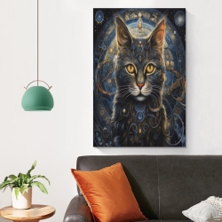 Katze Unrahmtes Leinwandbild, Wandkunst-Poster-Drucke für Zuhause, Schlafzimmer, Büro Dekoration