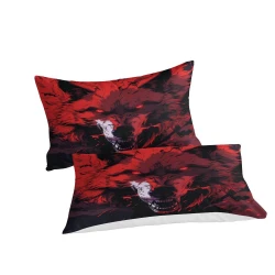 Loup Housse de Couette Imprimée 3D Douce 3 Pièces Literie Garçons Filles
