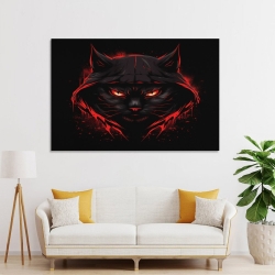 Chat Peinture sur toile sans cadre, impressions posters art mural pour déco maison chambre bureau