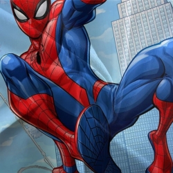 Avengers Spider Man Copripiumino Stampato 3D Morbido 3 Pezzi Biancheria da Letto per Ragazzi Ragazze