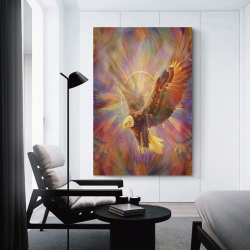 Aigle Peinture sur toile sans cadre, impressions posters art mural pour déco maison chambre bureau