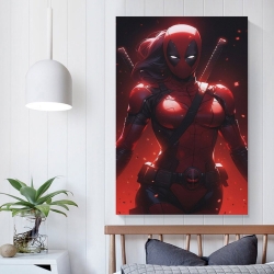 Marvel Deadpool Peinture sur toile sans cadre, impressions posters art mural pour déco maison chambre bureau