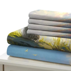 Yorkshire Terrier Housse de Couette Imprimée 3D Douce 3 Pièces Literie Garçons Filles