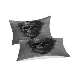 Crâne Housse de Couette Imprimée 3D Douce 3 Pièces Literie Garçons Filles