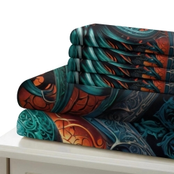 Mythe de l'horreur Cthulhu Housse de Couette Imprimée 3D Douce 3 Pièces Literie Garçons Filles