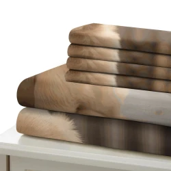 Golden Retriever Housse de Couette Imprimée 3D Douce 3 Pièces Literie Garçons Filles