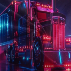 Gros camion Housse de Couette Imprimée 3D Douce 3 Pièces Literie Garçons Filles