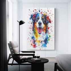 Bouvier bernois Peinture sur toile sans cadre, impressions posters art mural pour déco maison chambre bureau